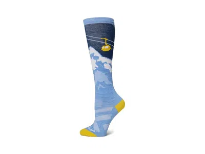 Darn Tough Vermont Yeti Light Socks Women's Crew Cut Socks Shoes Midnight: Lg (us 10-11.5) In Blue