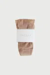 Darner Solid Mesh Socks In Nude