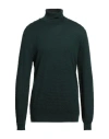 Darwin Man Turtleneck Emerald Green Size 46 Merino Wool, Acrylic
