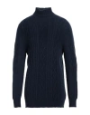Darwin Man Turtleneck Midnight Blue Size 46 Acrylic, Polyester