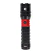 Das Companies Pro Series Piston Extendable Rechargeable Flashlight 2000 Lumen Led In Black