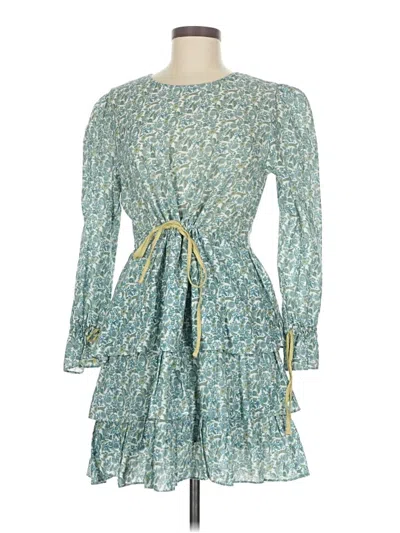 Pre-owned D'ascoli Casual Dress In Teal