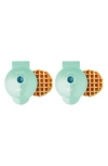 Dash 2-pack Mini Waffle Makers In Blue