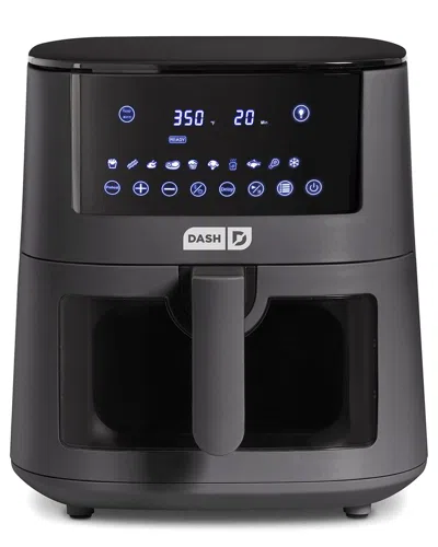 Dash 7qt Clear View Digital Air Fryer In Gray