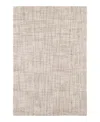 Dash & Albert By Annie Selke Dash Albert By Annie Selke Da1004 Crosshatch Area Rug, 5'0x8'0 In White