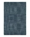 Dash & Albert By Annie Selke Dash Albert By Annie Selke Da1005 Crosshatch Area Rug, 5'0x8'0 In Blue
