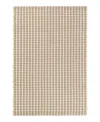 Dash & Albert By Annie Selke Dash Albert By Annie Selke Da1052 Gridiron Indoor/outdoor Area Rug, 8'0x10'0 In Sand