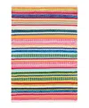 Dash & Albert By Annie Selke Dash Albert By Annie Selke Da1087 Bright Stripe Indoor/outdoor Area Rug, 2'0x3'0 In Multi