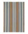 Dash & Albert By Annie Selke Dash Albert By Annie Selke Da142 Blue Heron Stripe Indoor/outdoor Area Rug, 2'6x8'0 In Blue