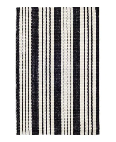 Dash & Albert By Annie Selke Dash Albert By Annie Selke Da148 Birmingham Indoor/outdoor Area Rug, 2'6x20'0 In Black