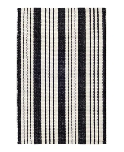 Dash & Albert By Annie Selke Dash Albert By Annie Selke Da148 Birmingham Indoor/outdoor Area Rug, 6'0x9'0 In Black