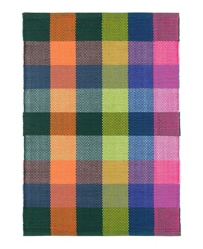 Dash & Albert By Annie Selke Dash Albert By Annie Selke Da1798 Happy Plaid Indoor/outdoor Area Rug, 4'0x6'0 In Multi