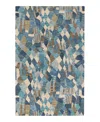 Dash & Albert By Annie Selke Dash Albert By Annie Selke Da2001 Deer Leap Area Rug, 5'0x8'0 In Blue