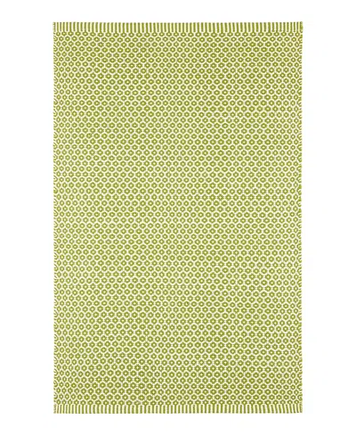Dash & Albert By Annie Selke Dash Albert By Annie Selke Da2145 Finn Indoor/outdoor Area Rug, 5'0x8'0 In Green