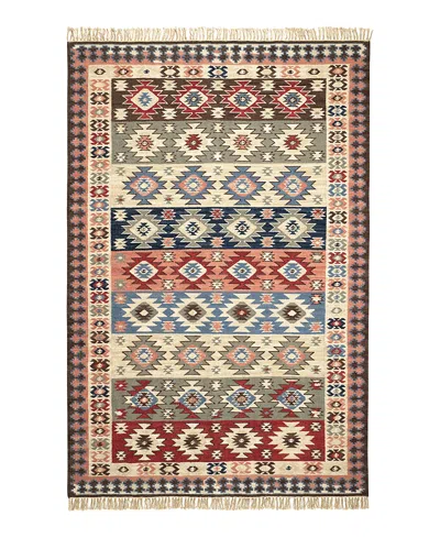 Dash & Albert By Annie Selke Dash Albert By Annie Selke Da2203 Balsam Kilim Area Rug, 8'0x10'0 In Multi