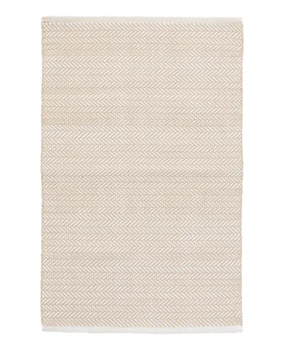 Dash & Albert By Annie Selke Dash Albert By Annie Selke Da291 Herringbone Indoor/outdoor Area Rug, 8'0x10'0 In Sand