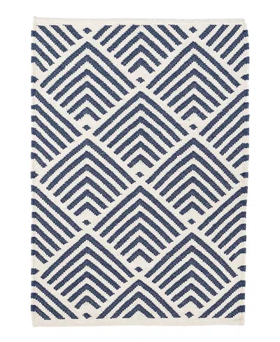 Dash & Albert By Annie Selke Dash Albert By Annie Selke Da772 Cleo Indoor/outdoor Area Rug, 2'0x3'0 In Blue
