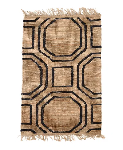 Dash & Albert By Annie Selke Dash Albert By Annie Selke Da798 Hexile Area Rug, 5'0x8'0 In Brown