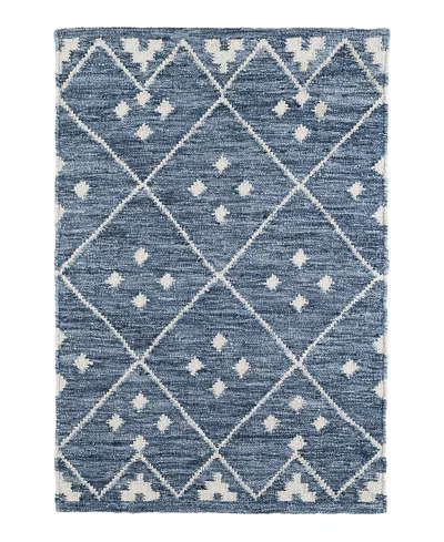 Dash & Albert By Annie Selke Dash Albert By Annie Selke Da853 Kota Wool Area Rug, 2'6x8'0 In Purple