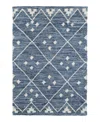Dash & Albert By Annie Selke Dash Albert By Annie Selke Da853 Kota Wool Area Rug, 6'0x9'0 In Purple