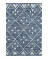 Dash & Albert By Annie Selke Dash Albert By Annie Selke Da853 Kota Wool Area Rug, 8'0x10'0 In Purple