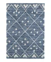 Dash & Albert By Annie Selke Dash Albert By Annie Selke Da853 Kota Wool Area Rug, 9'0x12'0 In Purple
