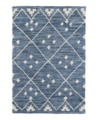 Dash & Albert By Annie Selke Dash Albert By Annie Selke Da853 Kota Wool Area Rug, 9'0x12'0 In Purple