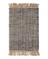 Dash & Albert By Annie Selke Dash Albert By Annie Selke Da978 Kuba Area Rug, 2'6x8'0 In Black
