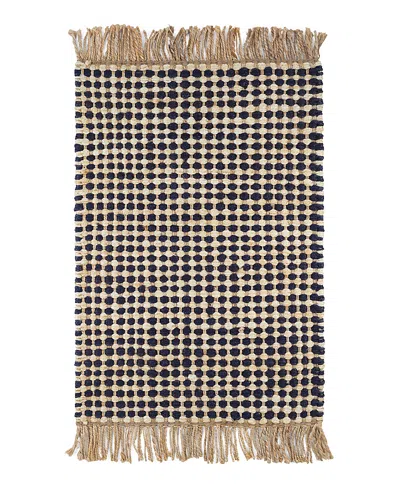 Dash & Albert By Annie Selke Dash Albert By Annie Selke Da978 Kuba Area Rug, 3'0x5'0 In Black