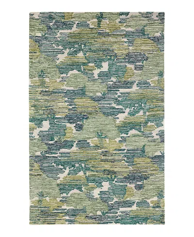 Dash & Albert By Annie Selke Dash Albert By Annie Selke Ladycross Da1988 Runner, 2'6x8'0 In Green