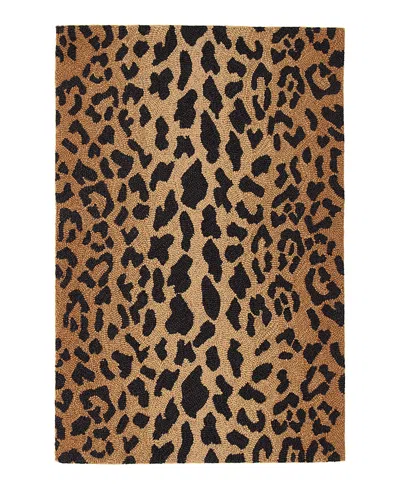 Dash & Albert By Annie Selke Dash Albert By Annie Selke Leopard Rda372 Area Rug, 3'0x5'0 In Brown
