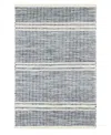 Dash & Albert By Annie Selke Dash Albert By Annie Selke Malta Wool Da1026 Area Rug, 5'0x8'0 In Blue
