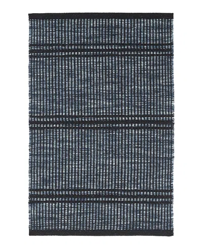 Dash & Albert By Annie Selke Dash Albert By Annie Selke Malta Wool Da1695 Area Rug, 8'0x10'0 In Blue