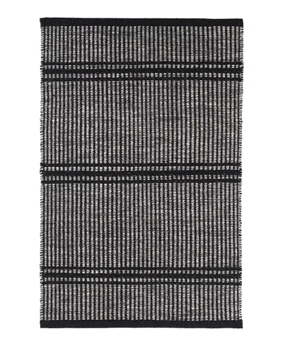 Dash & Albert By Annie Selke Dash Albert By Annie Selke Malta Wool Da1698 Area Rug, 9'0x12'0 In Black