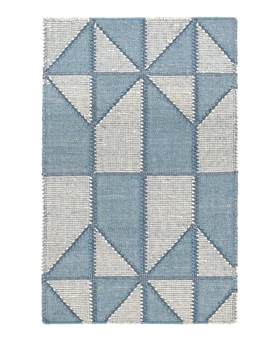 Dash & Albert By Annie Selke Dash Albert By Annie Selke Ojai Da1167 Runner, 2'6x8'0 In Blue