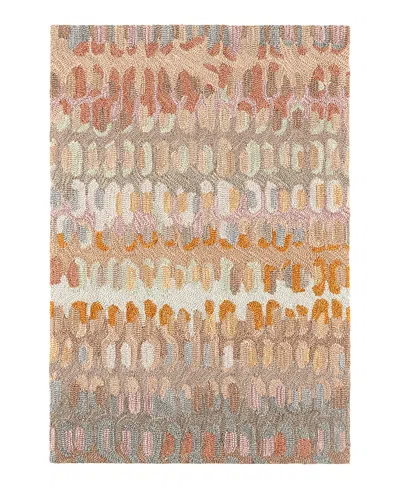 Dash & Albert By Annie Selke Dash Albert By Annie Selke Paint Chip Wool Da1830 Area Rug, 4'0x6'0 In Multi