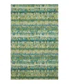 Dash & Albert By Annie Selke Dash Albert By Annie Selke Paint Chip Wool Da1831 Area Rug, 4'0x6'0 In Green