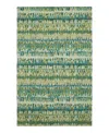 Dash & Albert By Annie Selke Dash Albert By Annie Selke Paint Chip Wool Da1831 Area Rug, 6'0x9'0 In Green