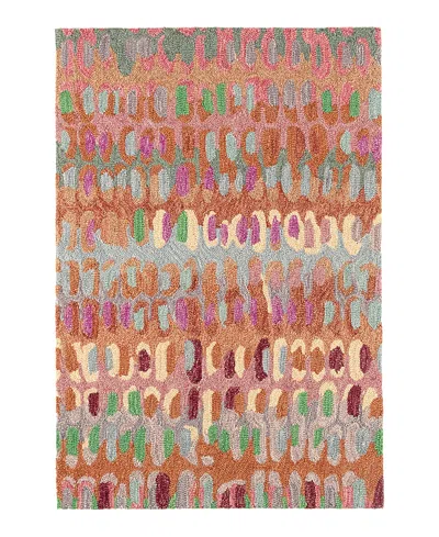 Dash & Albert By Annie Selke Dash Albert By Annie Selke Paint Chip Wool Da1834 Area Rug, 8'0x10'0 In Multi