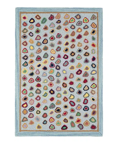 Dash & Albert By Annie Selke Dash Albert By Annie Selke Rda056 Cat's Paw Area Rug, 4'0x6'0 In Blue