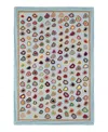 Dash & Albert By Annie Selke Dash Albert By Annie Selke Rda056 Cat's Paw Area Rug, 5'0x8'0 In Blue