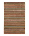 Dash & Albert By Annie Selke Dash Albert By Annie Selke Rda080 Brindle Stripe Area Rug, 2'6x8'0 In Multi