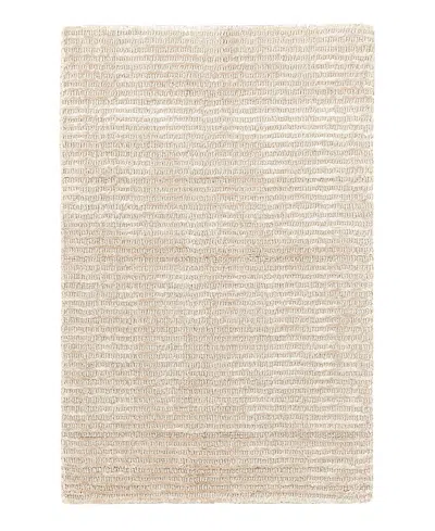 Dash & Albert By Annie Selke Dash Albert By Annie Selke Rda243 Cut Stripe Area Rug, 2'6x8'0 In White
