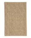 Dash & Albert By Annie Selke Dash Albert By Annie Selke Rda430 Diamond Natural Sisal Area Rug, 3'0x5'0 In Brown