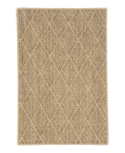 Dash & Albert By Annie Selke Dash Albert By Annie Selke Rda430 Diamond Natural Sisal Area Rug, 3'0x5'0 In Brown