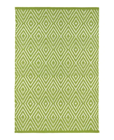 Dash & Albert By Annie Selke Dash Albert By Annie Selke Rdb100 Diamond Indoor/outdoor Area Rug, 10'0x14'0 In Green