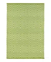 Dash & Albert By Annie Selke Dash Albert By Annie Selke Rdb100 Diamond Indoor/outdoor Area Rug, 4'0x6'0 In Green