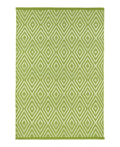 Dash & Albert By Annie Selke Dash Albert By Annie Selke Rdb100 Diamond Indoor/outdoor Area Rug, 8'0x10'0 In Green