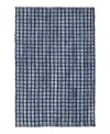 Dash & Albert By Annie Selke Dash Albert By Annie Selke Rdb326 Coco Indoor/outdoor Area Rug, 2'6x12'0 In Blue