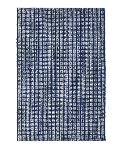 Dash & Albert By Annie Selke Dash Albert By Annie Selke Rdb326 Coco Indoor/outdoor Area Rug, 2'6x8'0 In Blue